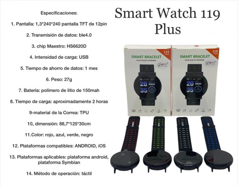 Reloj Inteligente 119 Plus / W8