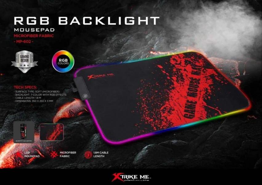 Mouse Pad Xtrike Me MP 602 RGB