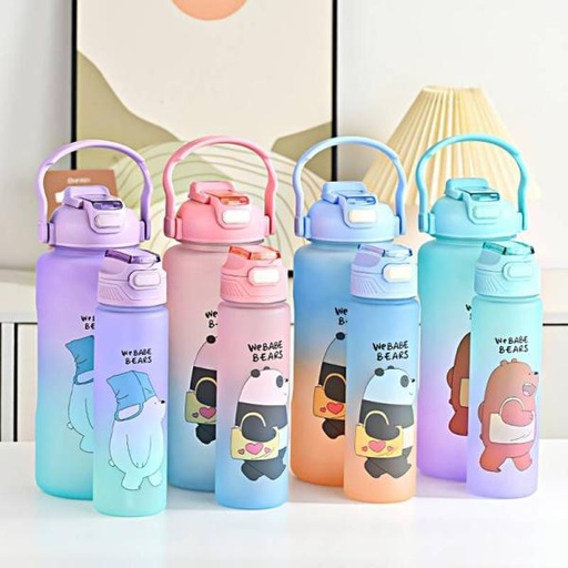[00009] Botella Osos escandalosos 2 en 1