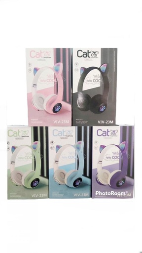 [700545] Audifono Bluetooth Diadema Gato VIV-23M