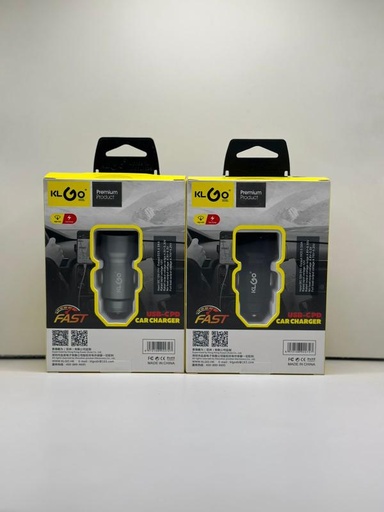 [730038] Adaptador Carro KLGO 2 en 1 TC-02 18W
