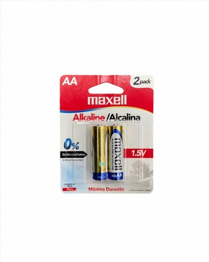 [710116] Bateria Maxell AA x 2 Alcalina