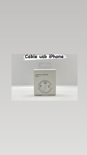 [230058] Cables iPhone USB Sin logo