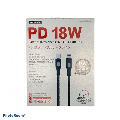 [230059] Cable iPhone PD 18W