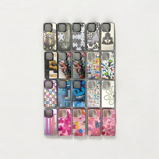 [773962] Estuche Cromado Decorado