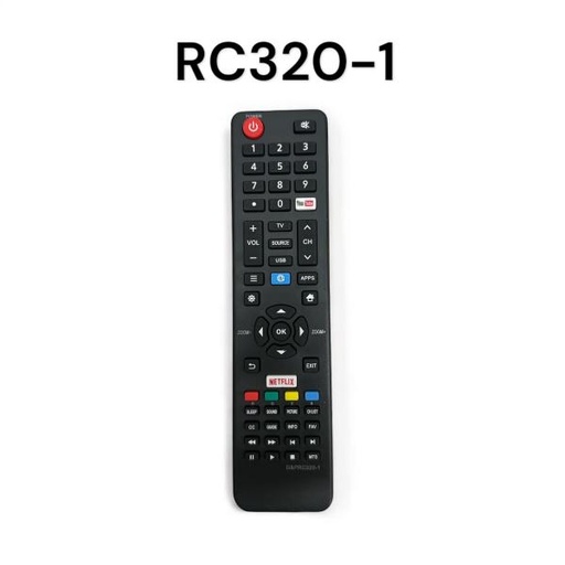 [760244] Control Televisión Smart TV JVC RC320-1